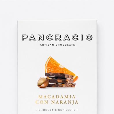 Chocolate Macadamia con Naranja Pancracio