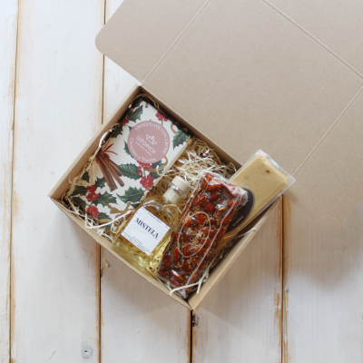 Mini Caja Regalo Choco Navidad