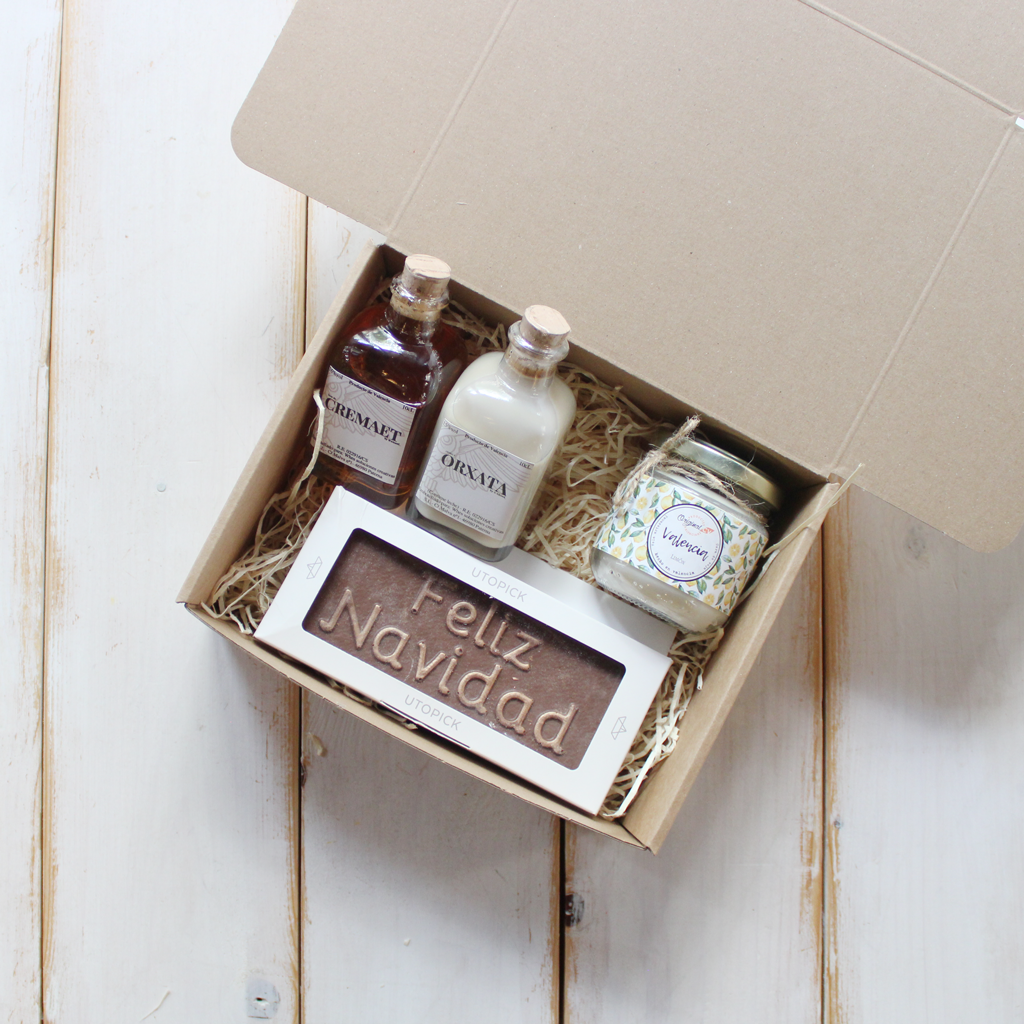 Mini Caja Regalo Feliz Navidad