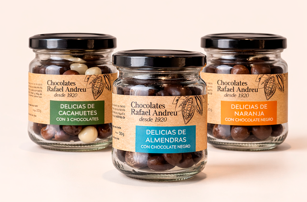 Botes de Bombones de Chocolate Rafael Andreu